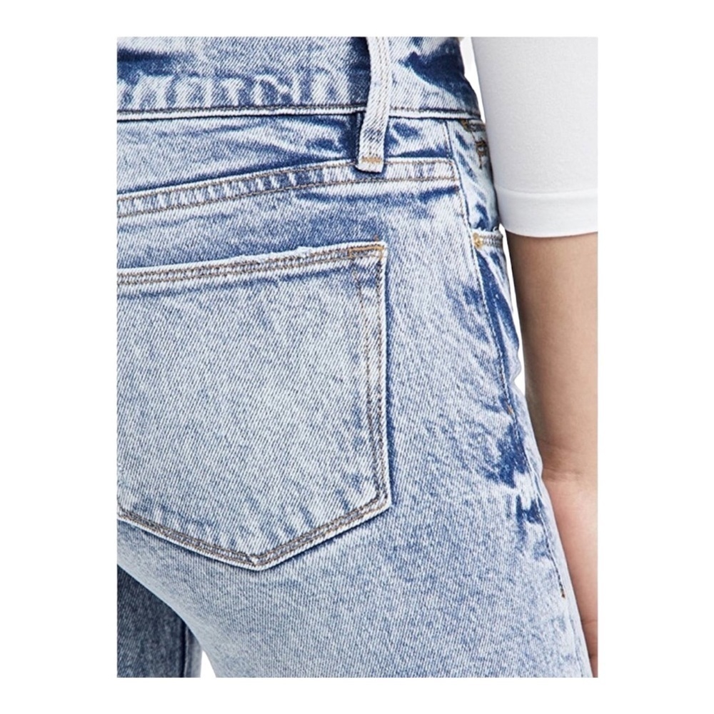 FRAME Le High Straight Leg Jeans | Size 25 | Light Wash Denim | High Rise - Picture 4 of 12